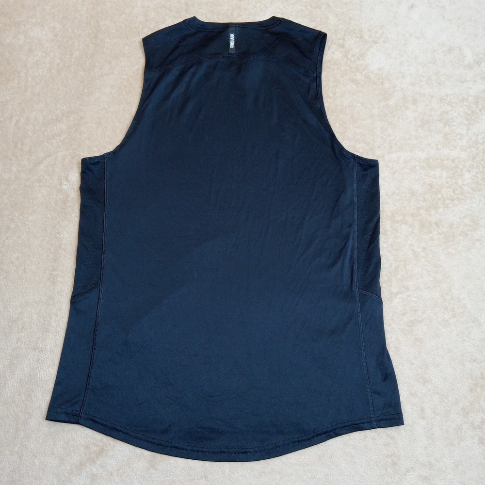 GymShark Men's Sleeveless Tank Top Small Black Workout - Picture 3 of 7